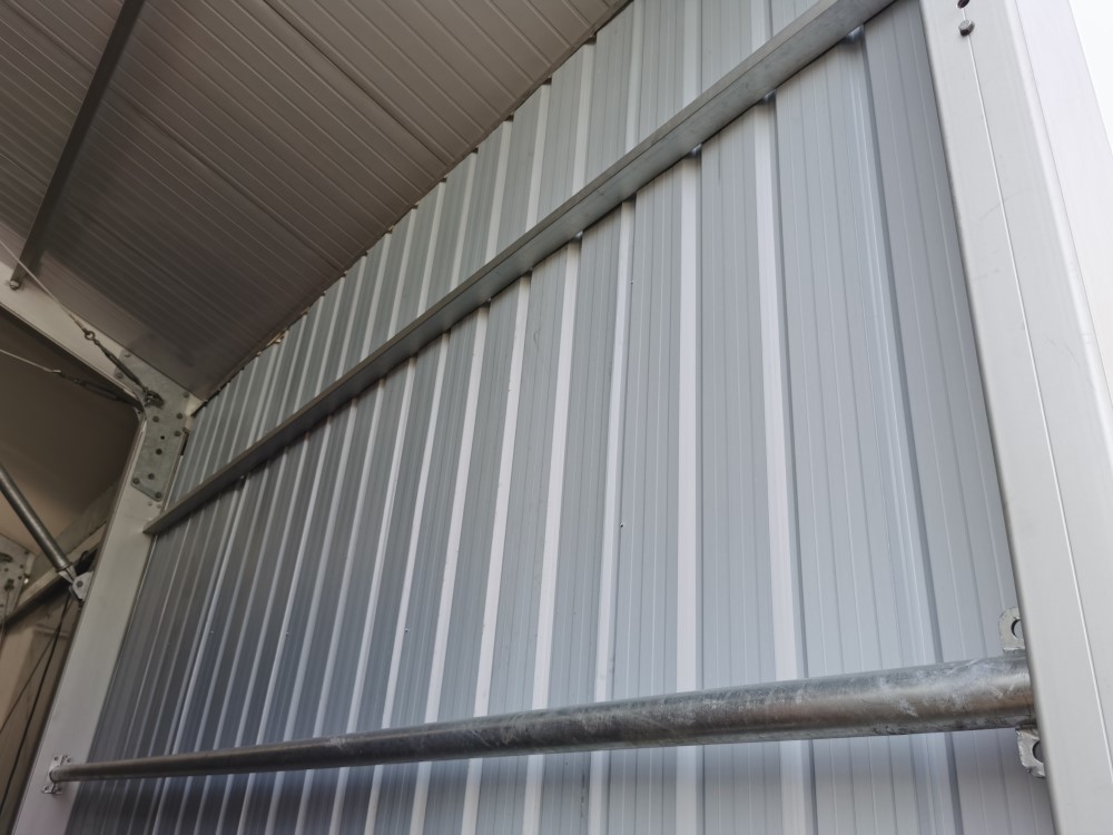 Double PVC Aluminum Warehouse Storage Tent Anti UV 102km/H Wind Load