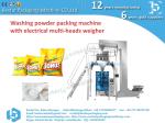 Vertical packing machine 2kg washing powder pouch with hole