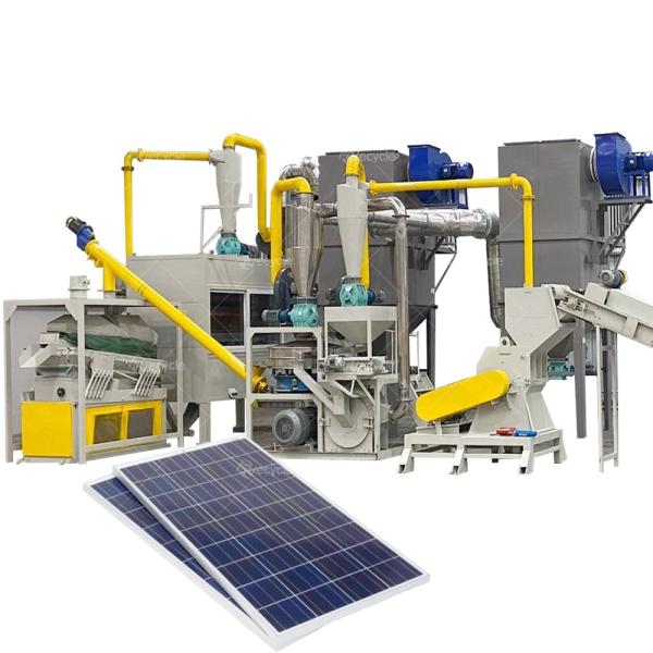 300-1000Kg/h Photovoltaic Solar Panel Production Line 134KW Solar Panel