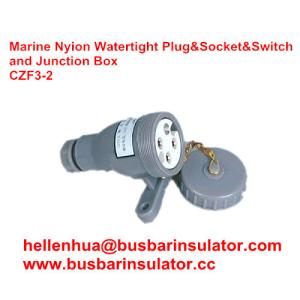 Quality marine nylon watertight socket CZF3-2 marine socket and switch wholesale