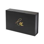 Custom Packaging Printing Box Cardboard Black Paper Magnet Gift Box Packaging