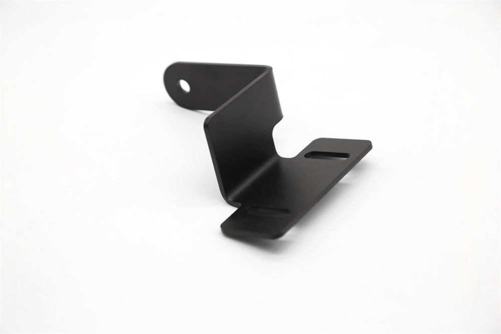 304 Stainless Steel Flat Roof Rack Light Bar Mounting Bracket for 0.209kg/pcs Black