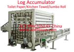 Fully Automatic Log Accumulator For Toilet Paper Kitchen Towel