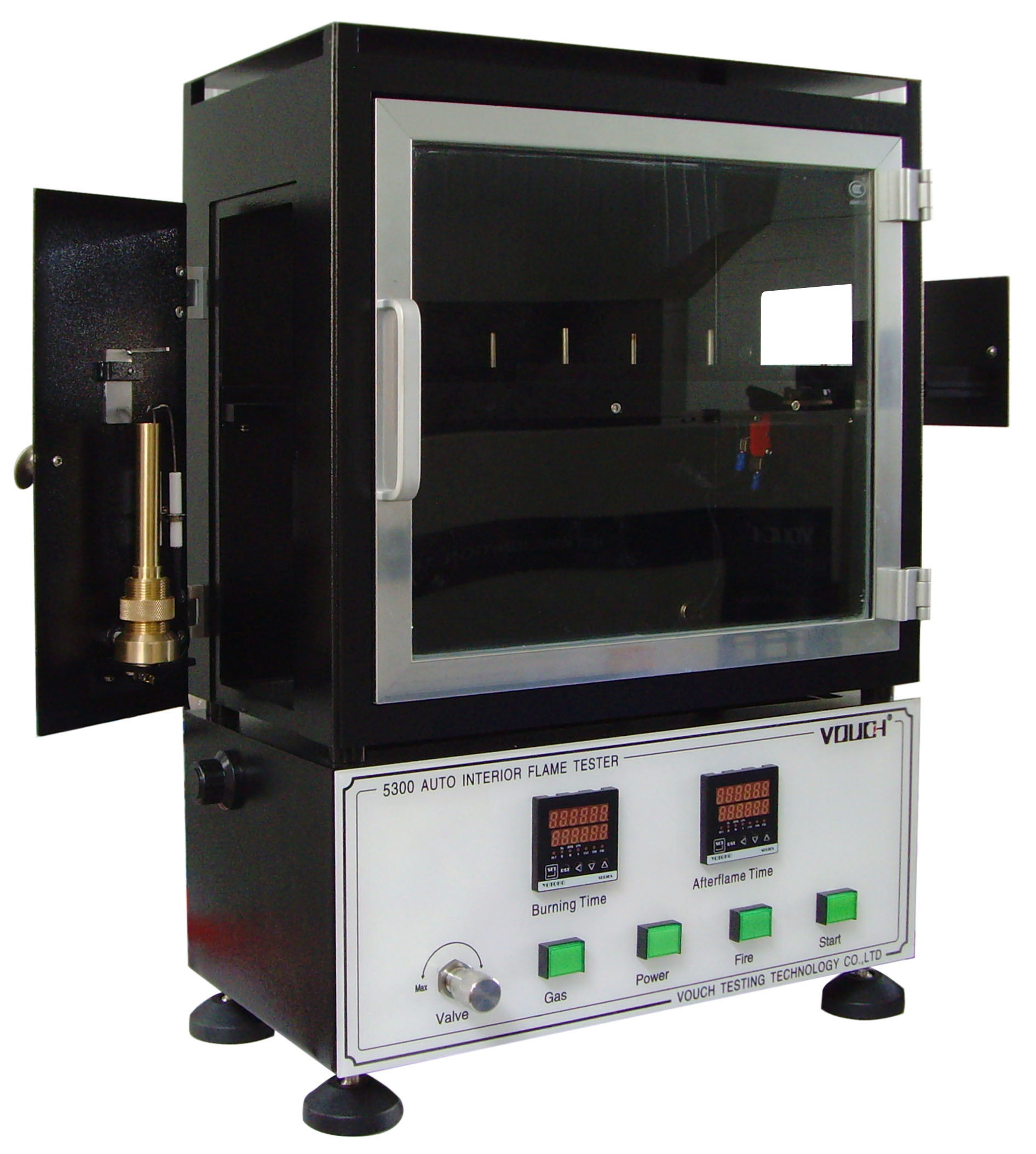 Automotive Interior Upholstery Combustion Tester for Plastics Horizontal Flammability Tester