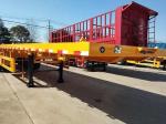 40 Foot Flat Bed Semi Trailer 2 Axle Semi Truck Flatbed Trailer