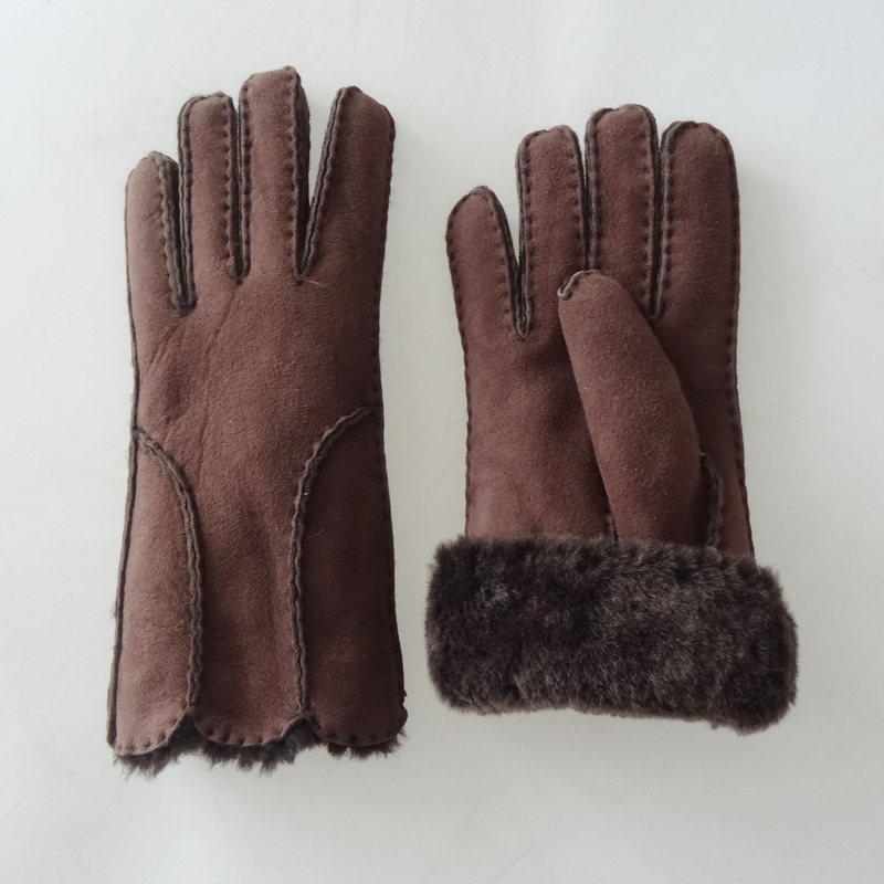Wholesale cheap sheepskin women leather gloves