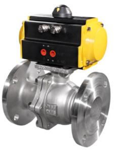 China Adjustable Pneumatic Ball Valve / Segmented Ball Valve Stainless Steel Material on sale