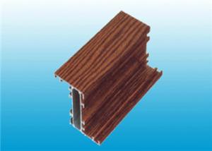 Quality Thickness 2.0MM Different Color Wood Grain Aluminum Extrusion Profile wholesale