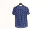 Short Sleeves Ladies V Neck Blouse