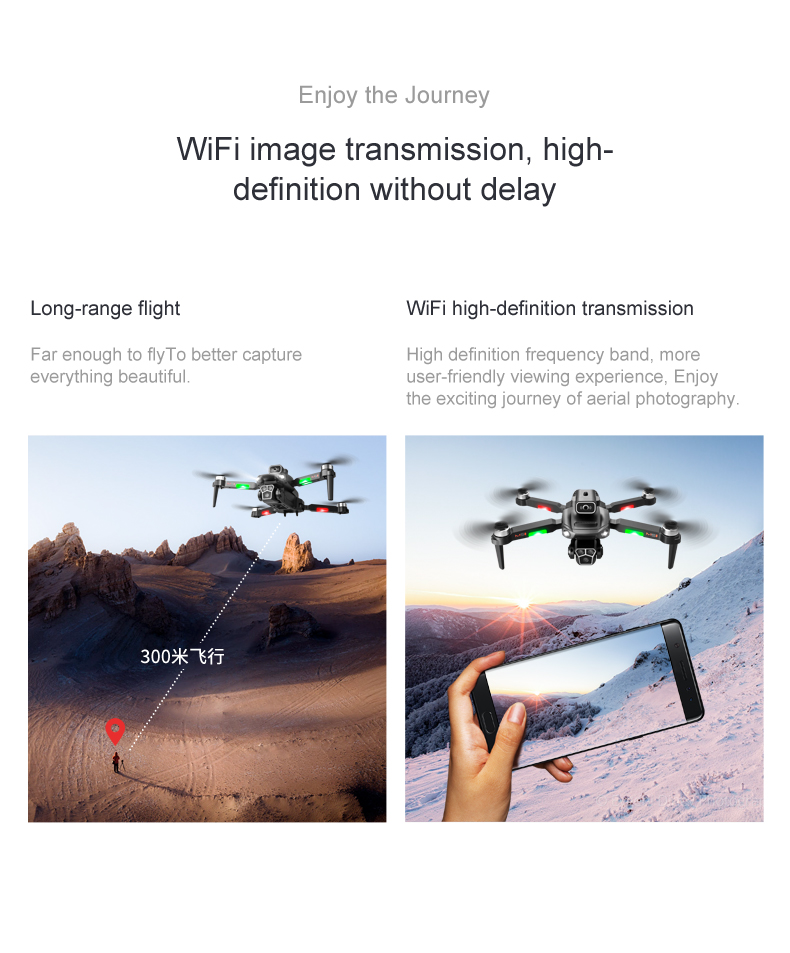 Remote Control M1s Drone with Gesture Photo Mv Video Wifi Obstacle Avoidance 4k Hd Camera Gps Foldable Quadcopter Toy