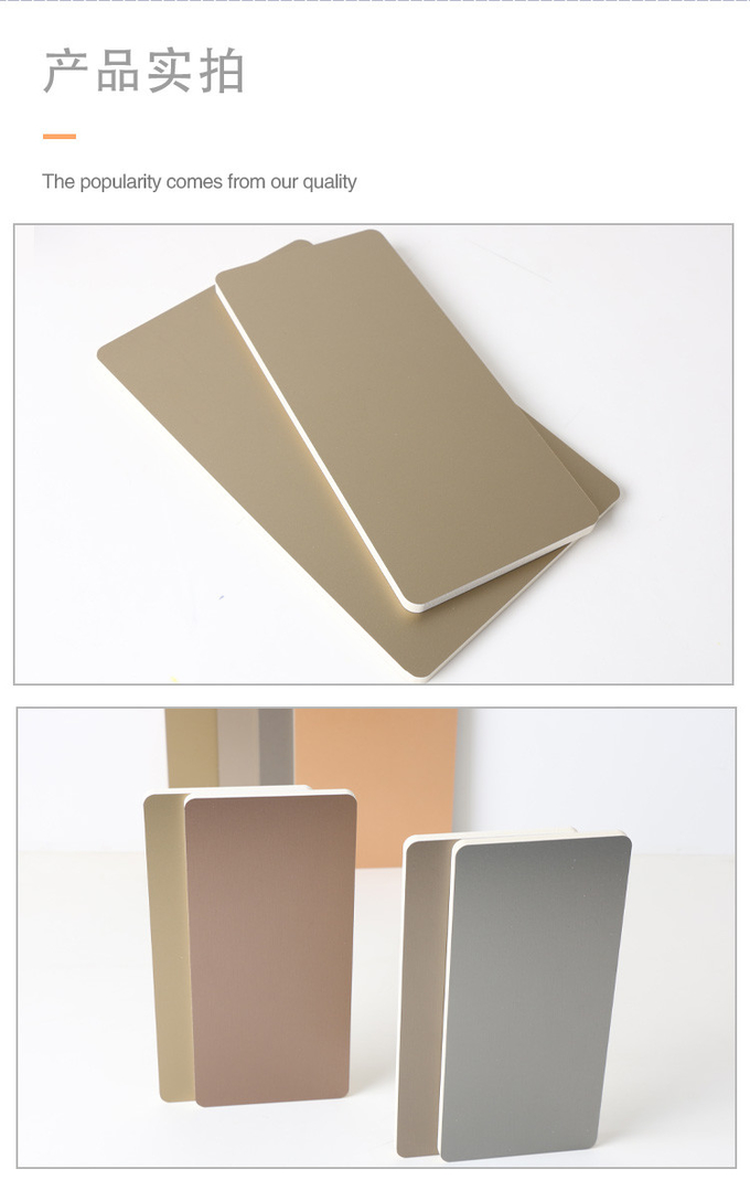 Anti Scratch Bamboo Charcoal Wall Board Metal Wood Panels PVC Wall Covering