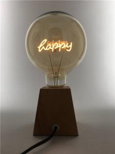 Quality LVD Glass Letter Spiral G125 Decorative Filament Bulb wholesale