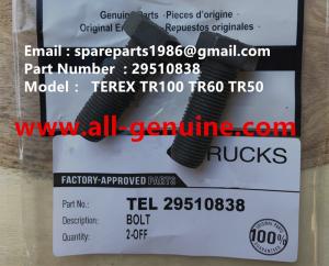 Quality 29510838 BOLT ALLISON TEREX NHL SANY TR35A 3303 3305 3307 TR50 TR60 TR100 NTE240 NTE260 MT3600 MT3700 MT4400AC wholesale