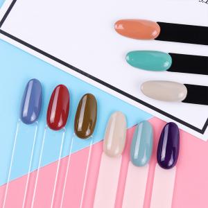 Quality Round Head Nail Care Tools Acrylic Fake Nail Customized Size For Display Nail Polish Chart wholesale