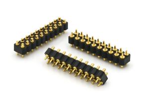 Quality DIP Type Spring Loaded Connector 20 Pin Through Hole Connectors 2.0mm Pitch With 2.5mm Height Housing wholesale