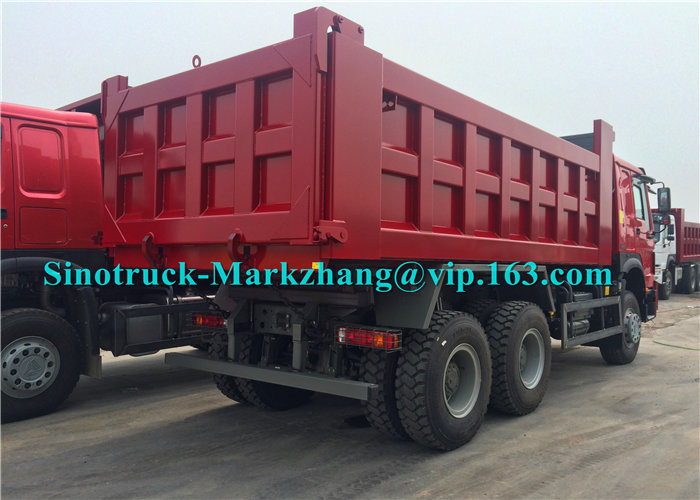 30 Cubic Meter 6x4 Tipper Truck , Automatic Transmission Dump Truck For Mining
