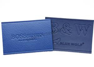 Quality Debossed Leather Jean Patches wholesale