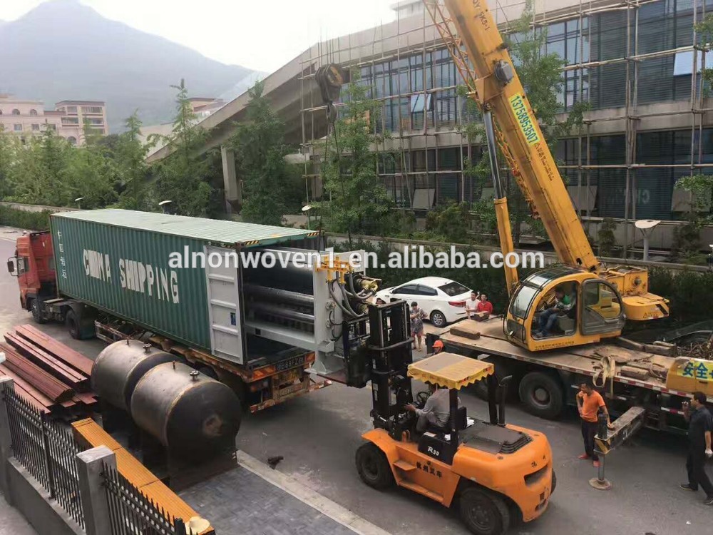 CE / ISO9001 Non Woven Fabric Making Machine For Geotextiles And Agriculture