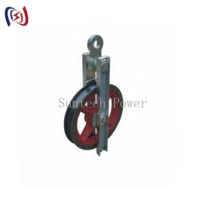 Quality High Speed Turning Block Single Steel Sheave Conductor Fiber Optic Stringing Blocks wholesale