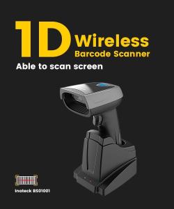 Quality 2.4G Wireless Bluetooth Barcode Scanner 2000mAh Battery Long Time Working wholesale
