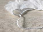 White Food Industry Men 18'' 10gsm Disposable Beard Cover
