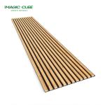 Edge To Edge 13mm Acoustic Wood Slat Panels Eco Friendly For Ceiling
