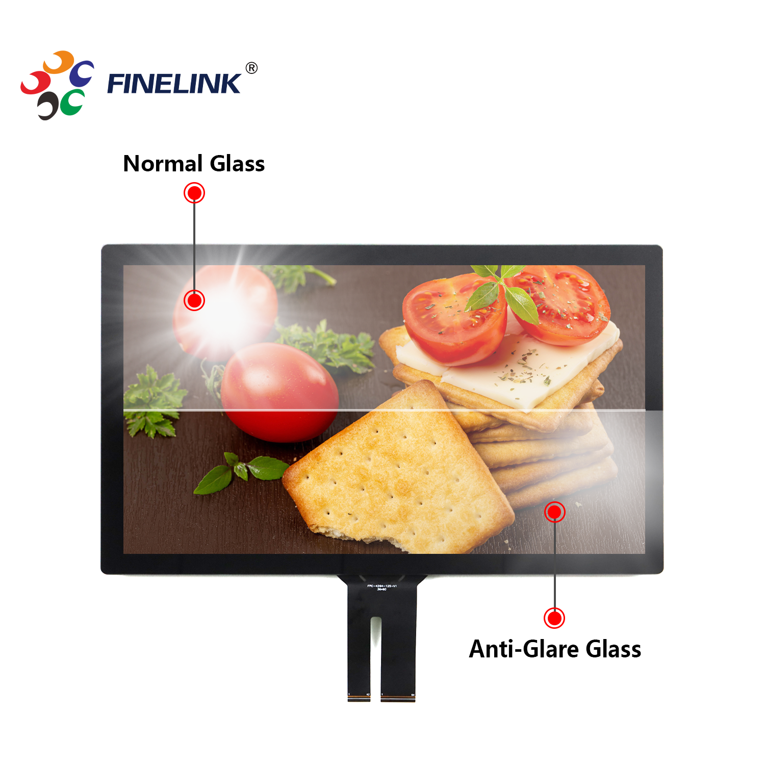 21.5" Sunlight Readable Capacitive Lcd Industrial Touch Screen For USB Interface