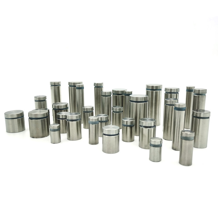 Stainless Steel 316 Wall Sign Standoff Mounting Hardware Standoff Cap Sign Holder For Acrylic Display