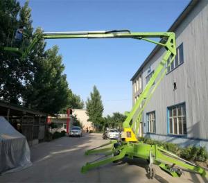 Quality Trailer Mounted Access Platform Articulating Boom Lift 500kg Loading wholesale
