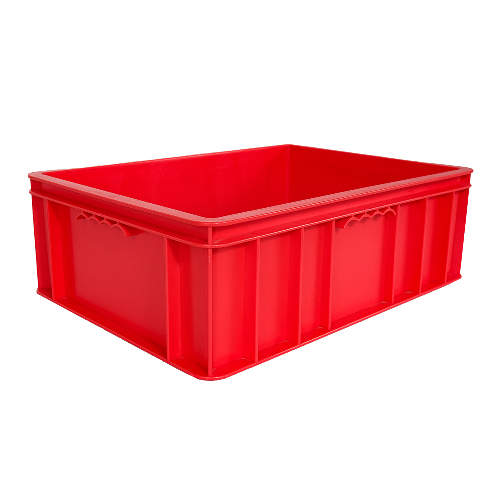 Customized Logo PP Turnover Box for Stackable and Durable Fruit Transportation Crate