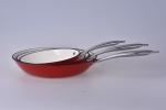 Enamel light cast iron Frying Pan