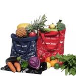 12oz Red Blue Cotton Shopping Custom Packaging Bag