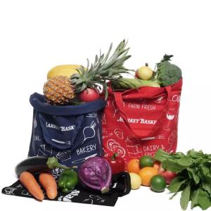 Quality 12oz Red Blue Cotton Shopping Custom Packaging Bag wholesale