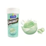 Peach Menthol Flavor Center Filled Energy Mints With Candy Shape OEM Factory