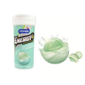 Quality Lime Menthol Flavor Center Filled Energy Mints With Candy Shape OEM Factory wholesale