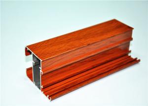 Quality Mill Finished Wood Grain Aluminum Extrusion Profiles wholesale