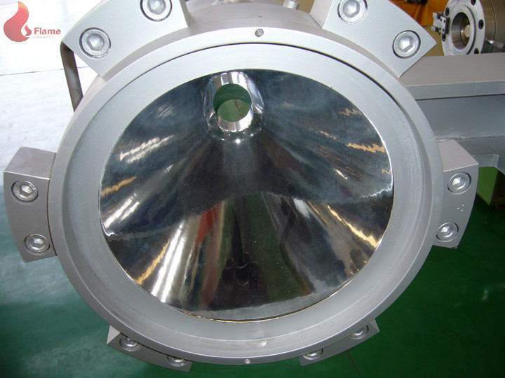 CE Hard Chrome Plating Single Screw And Double Die-head Plastic Filter Extruder For PVC