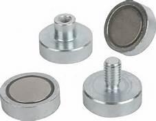 Quality N35 Neodymium black rubber coated pot magnets supplier wholesale