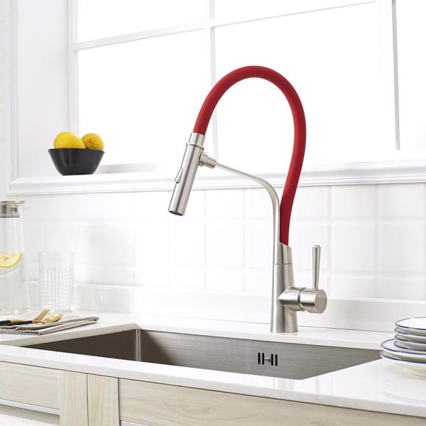 Stainless Steel 304/316 Material Hot And Cold Water Flexible Rubber For Kitchen
