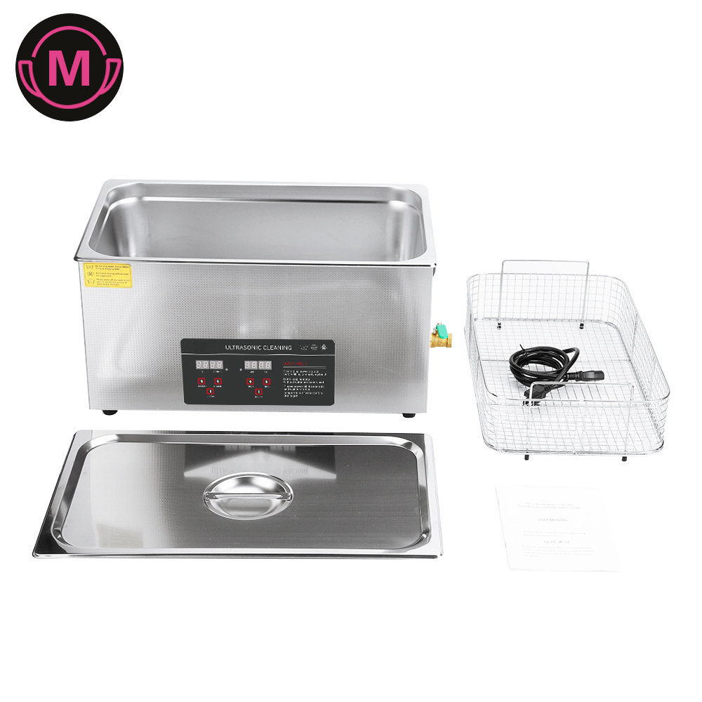Custom Ultrasonic Part Cleaner With 30L Large Tank For Metal Parts Cleaning