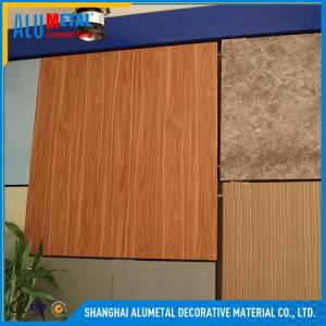 Quality ACM ACP Wooden Aluminum Composite Panel 3mm Thickness wholesale