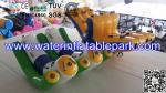 Kids Water Park Toys Inflatable Double Water Seesaw Commercial Grade