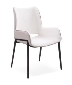 Quality Black Painted Frame Luxury Metal Restaurant Chairs wholesale