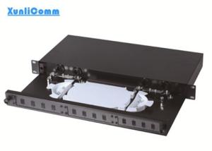 Quality 12 Port Fiber Optic Patch Panel , 19 Rack Mount Fiber Patch Panel Rack Mounted wholesale