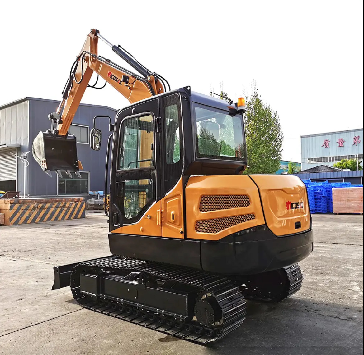 5 Ton 6 Ton Side Swing Crawler Excavator For Sale