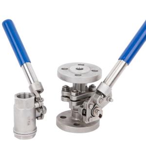 Quality US Market Flange Connection Form 2-Piece Spring Return Ball Valve with Durable Design wholesale