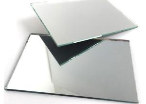 Quality 4mm Large Silver Wall Mirror , Environmental Silver Bathroom Mirror For Gym wholesale