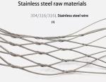 flexible stainless steel wire rope cable mesh netting for zoo