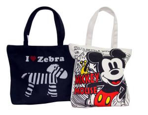 Quality Organic Plain Cotton Bags Full Zipper Different Color Pattern Shopping bag wholesale