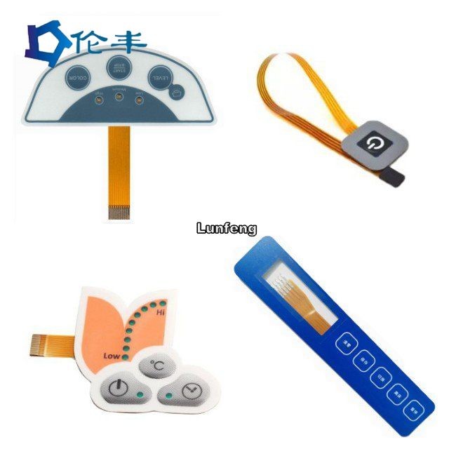 Flex Tail FPC Membrane Switch PET V200 3M468 Membrane Control Panel